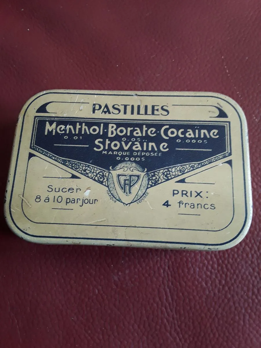 Boîte Cocaïne Art Déco 