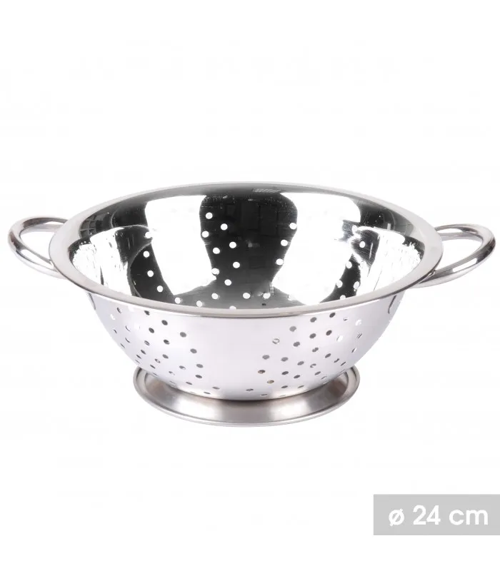 Passoire Inox avec Anses - 24cm